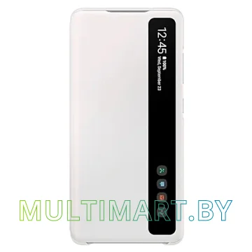 Чехол Samsung Smart Clear View Cover для Galaxy S20 FE (белый)